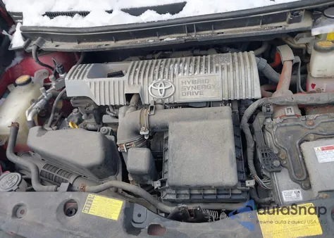 2012 Toyota Prius Two from USA, damaged, VIN JTDKN3DU8C5440080